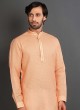 Cotton Silk Printed Kurta Pajama